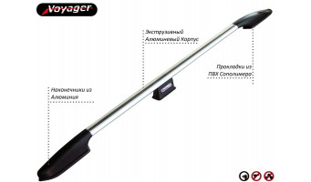 Рейлинги Voyager на Fiat DOBLO 2000—2010 Арт. FDOBC-BAKR